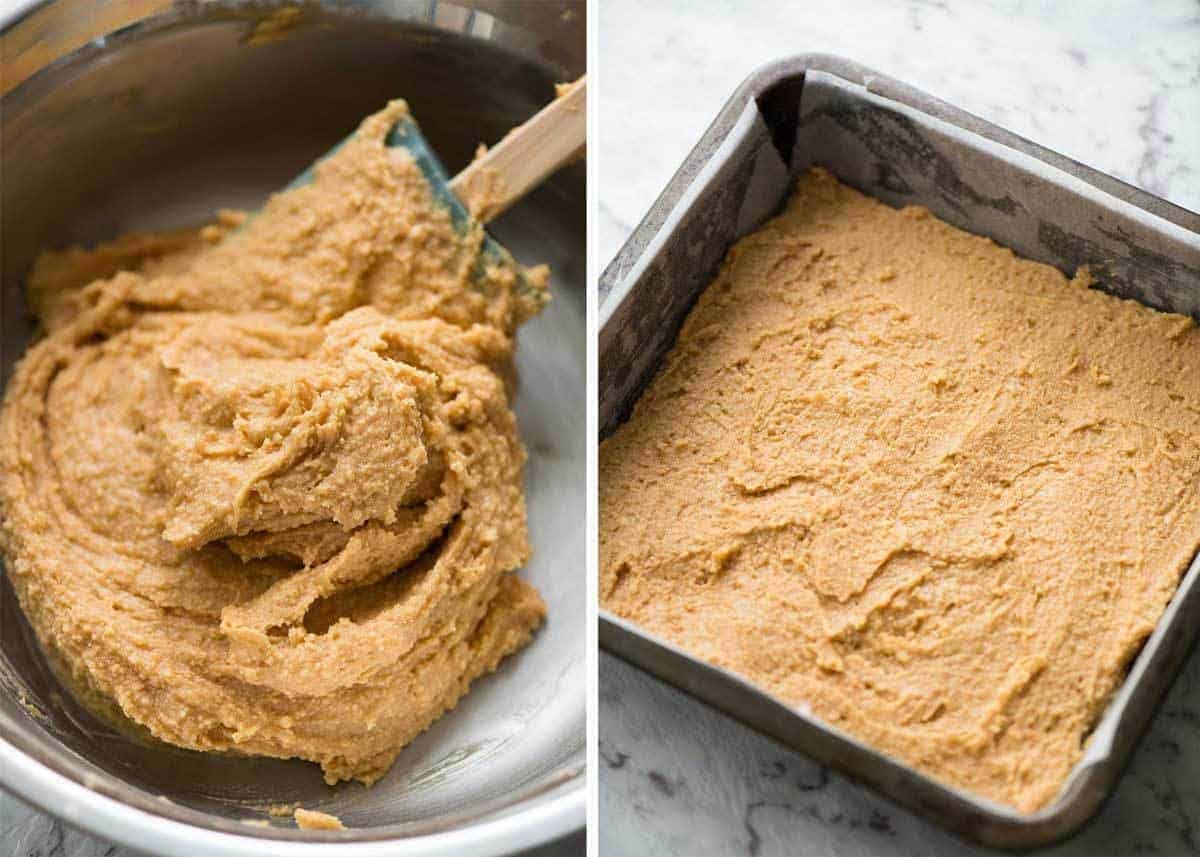 Preparation of No Bake Chocolate Peanut Butter Bars