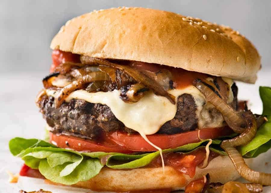 Close up of Hamburger recipe