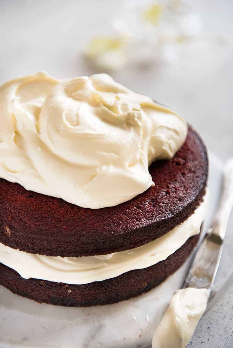 Red Velvet Cake with Cream Cheese Frosting