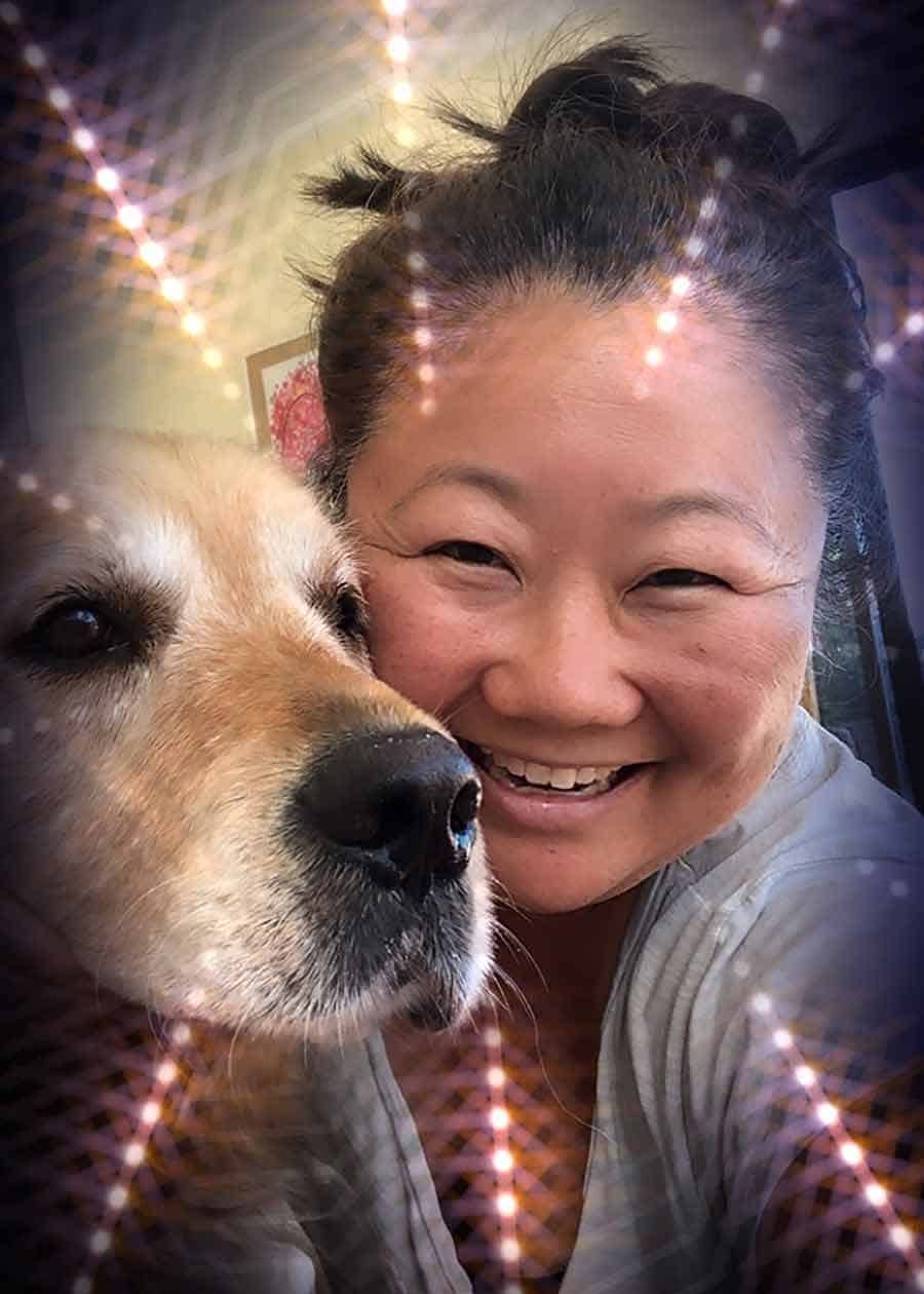 Dozer the golden retriever and Nagi - RecipeTin Eats