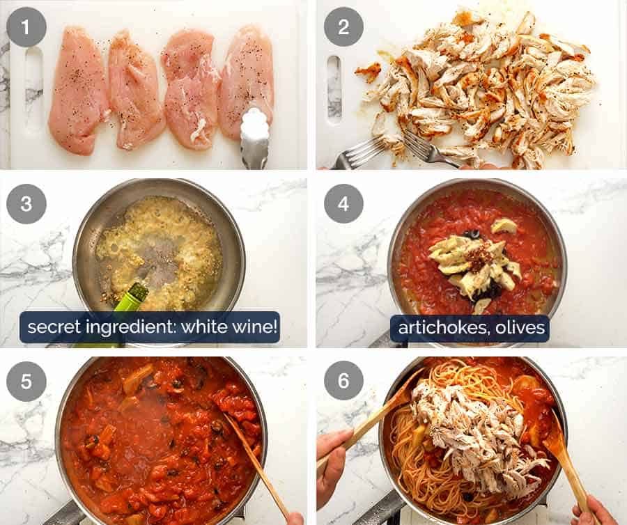 How to make Sicilian Chicken Pasta
