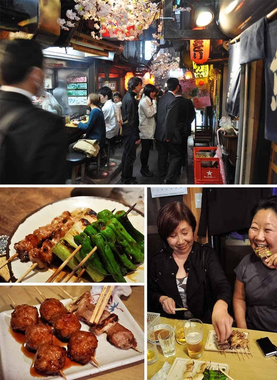 Omoide-yokocho ("memory lane"), also known as Shonben-yokocho ("piss alley") - great bars in Shinjuku, Izakaya Yakitori