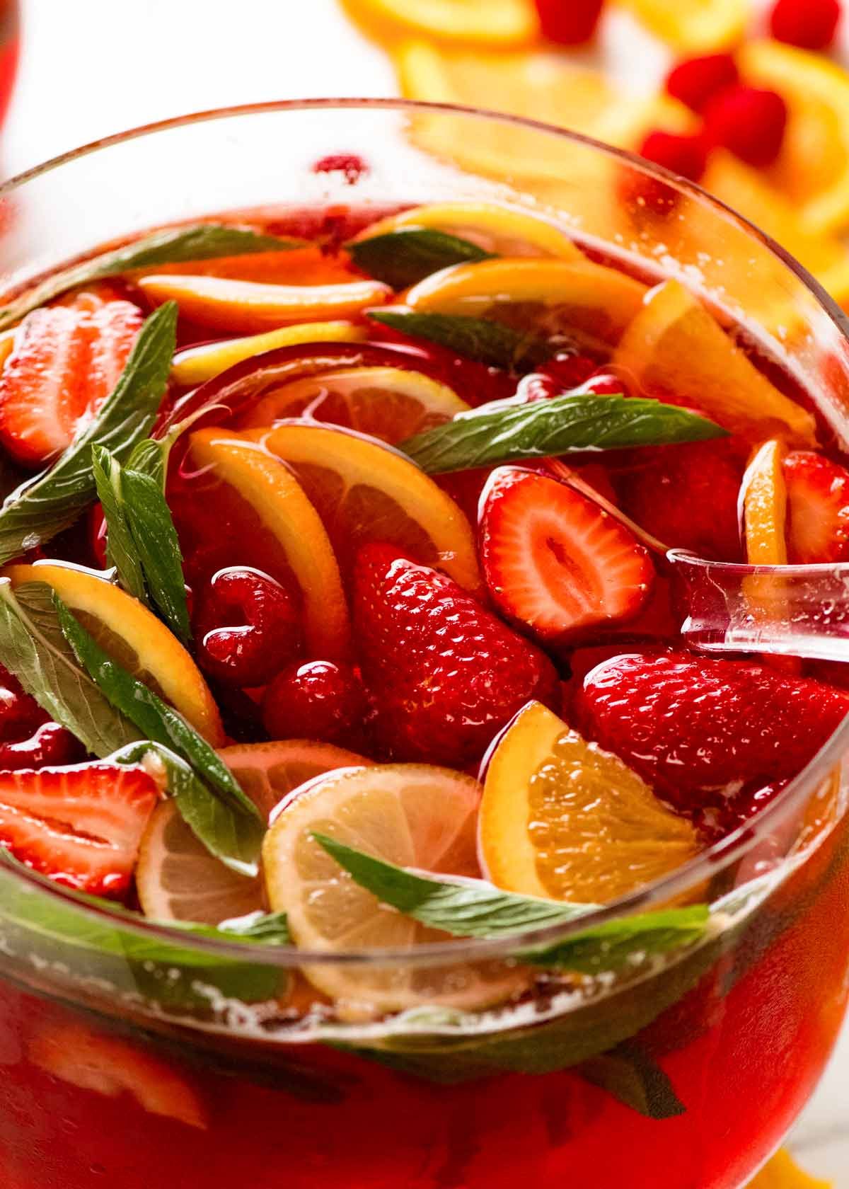 Celebration Fruit Punch (holiday punch recipe)