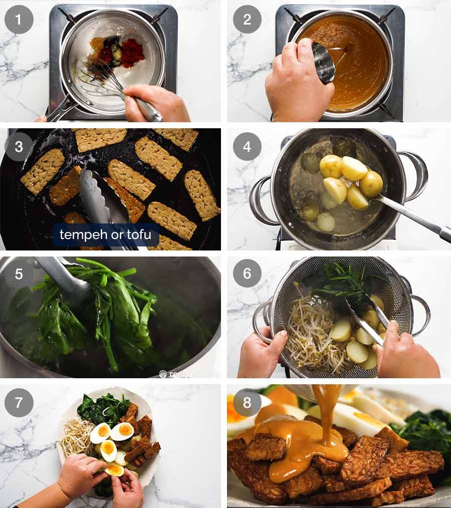 How to make Gado Gado Peanut Sauce