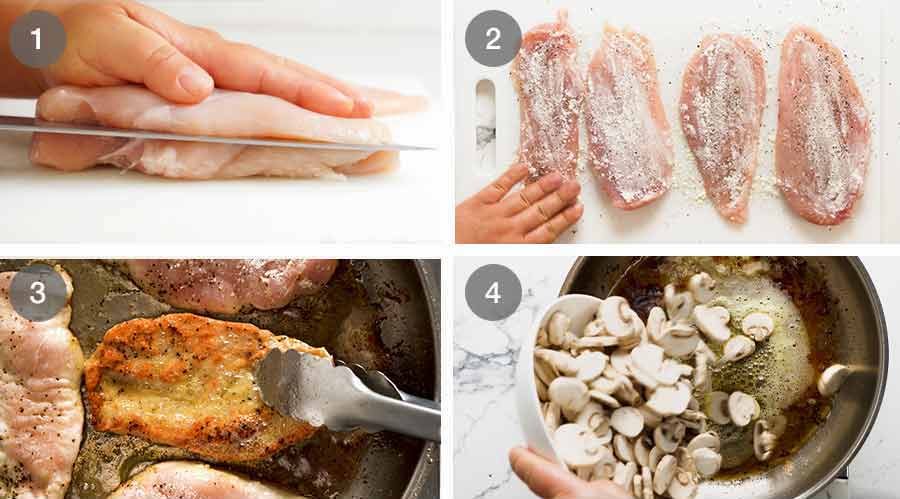 How to make Chicken in Creamy Mushroom Sauce