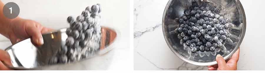 How to make Blueberry Cake with Lemon Cream Cheese Frosting