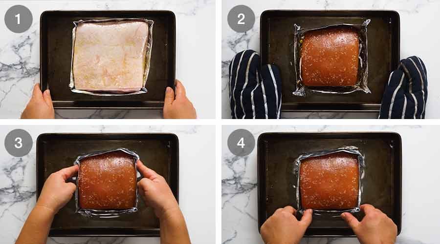How to make Slow Roasted Pork Belly with crispy crackling