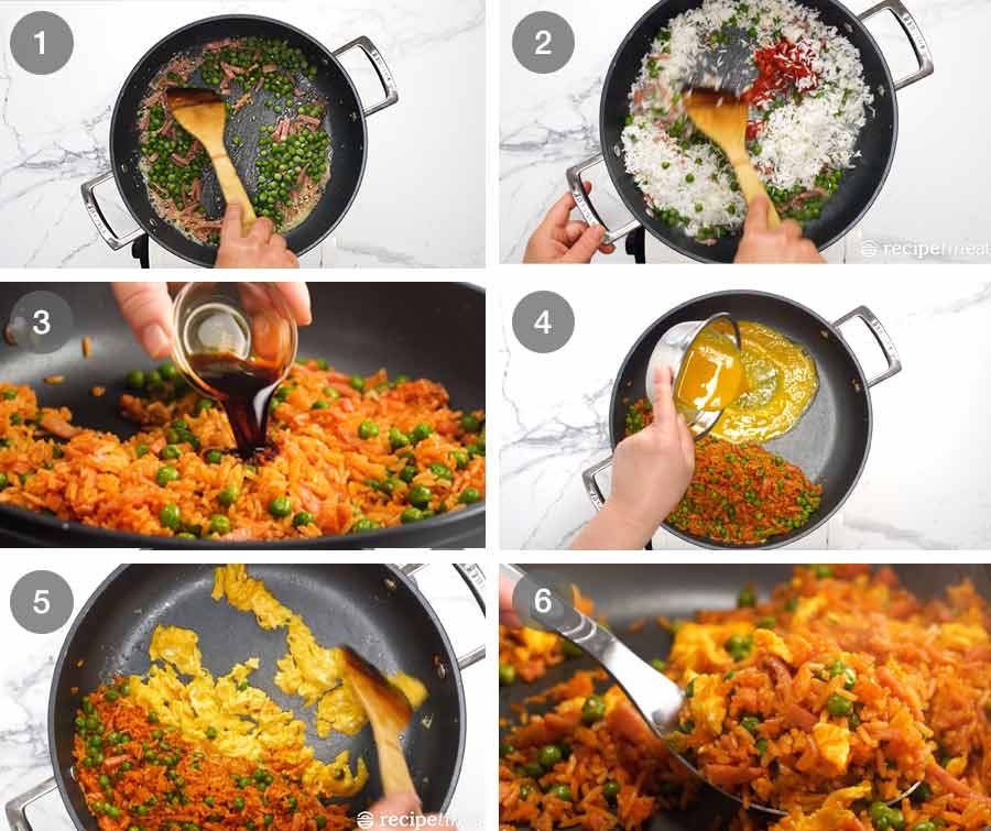 How to make Red Vietnamese Fried Rice