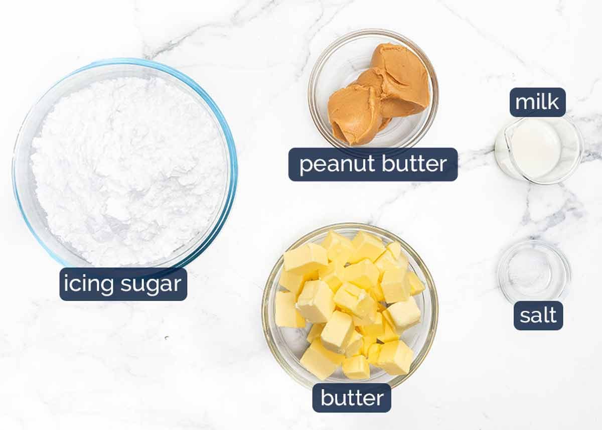 Chocolate peanut butter cake ingredients