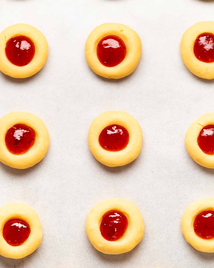 Jam drops - Thumbprint Cookies