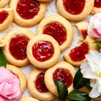 Jam drops - Thumbprint Cookies