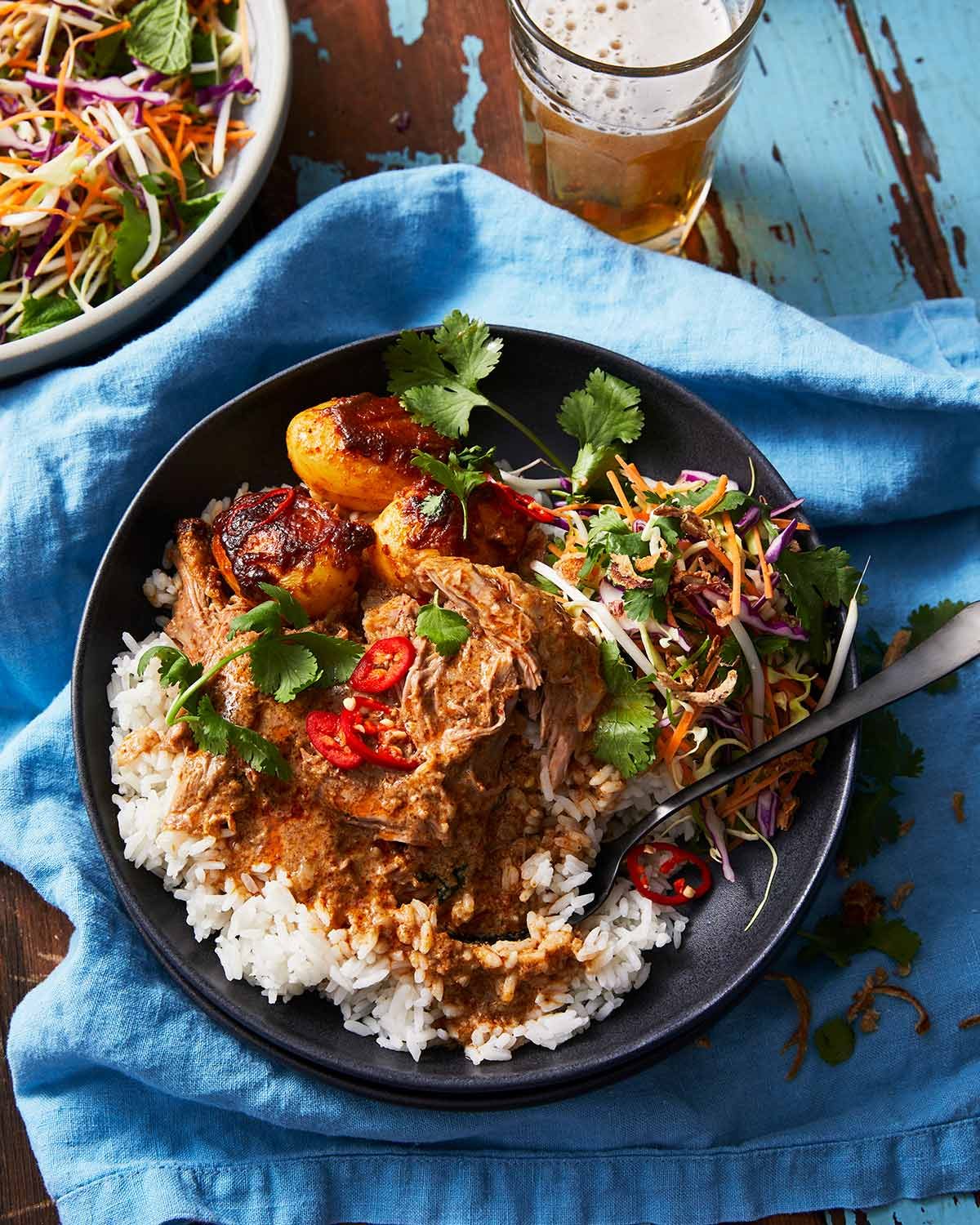 Massaman lamb shoulder