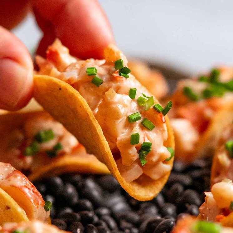 Prawn Cocktail Mini Tacos