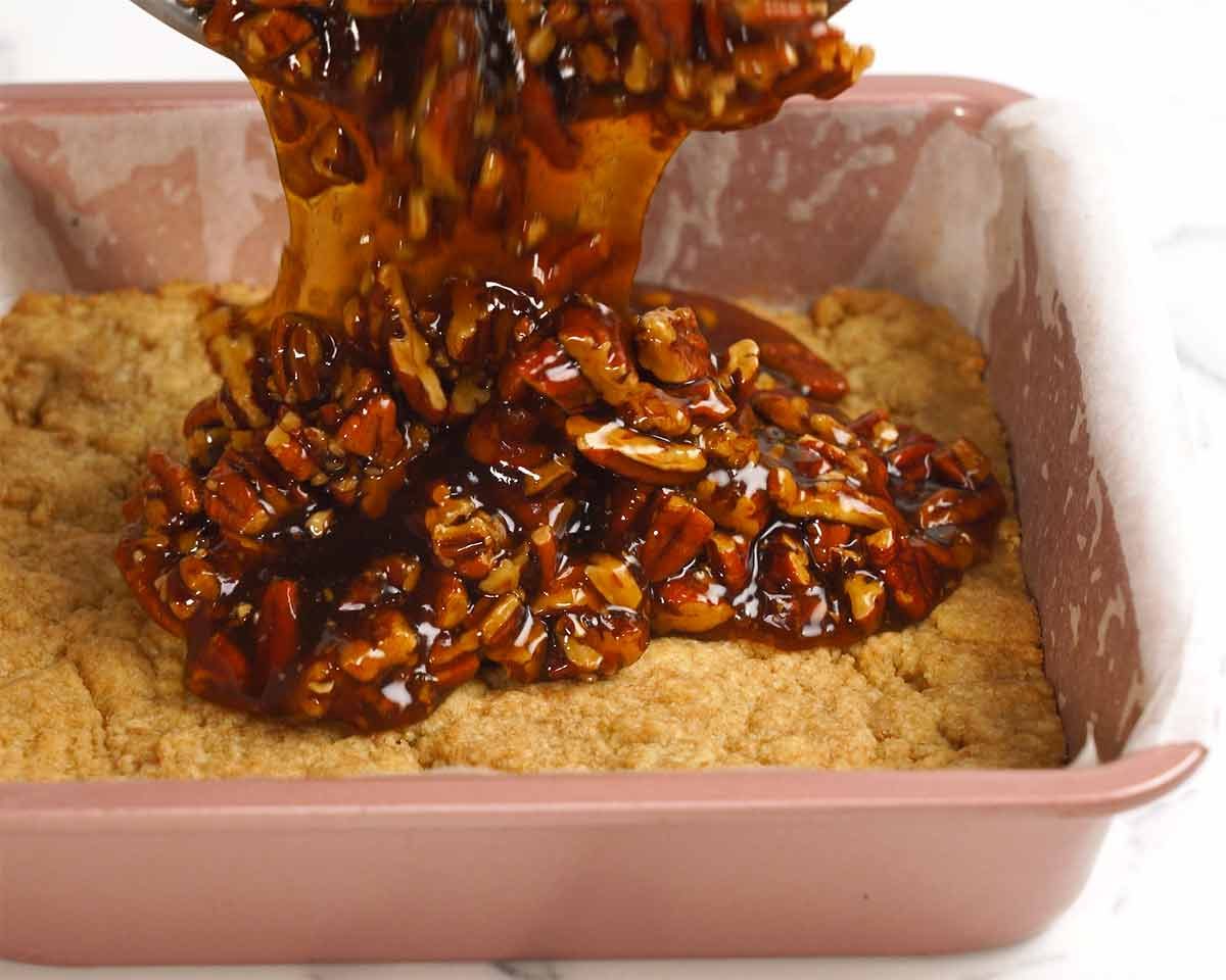 Maple Pecan Pie Bars