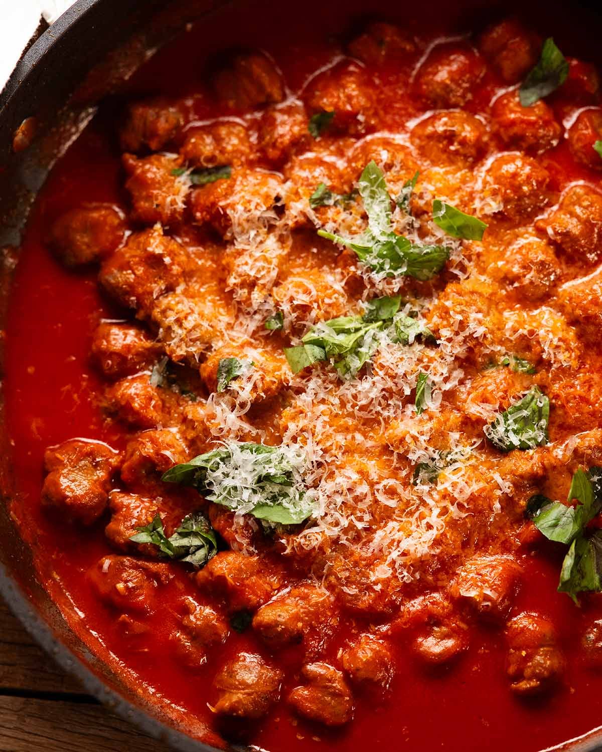 15 Minute Sausage Meatballs